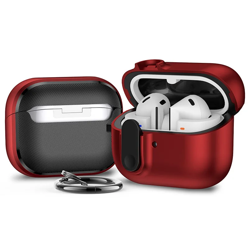 Para Huawei Freebuds Pro3 funda Freebuds Pro4 con cerradura segura a prueba de golpes bonita funda protectora de silicona para auriculares (piedra de arena)