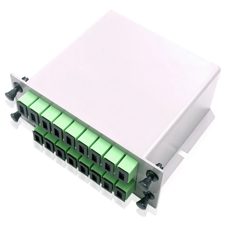1x16 Splitter LGX Kasten Kassette Karte Einsetzen SC/APC PLC Splitter Modul 1:16 16 Häfen Fiber Optische PLC Splitter