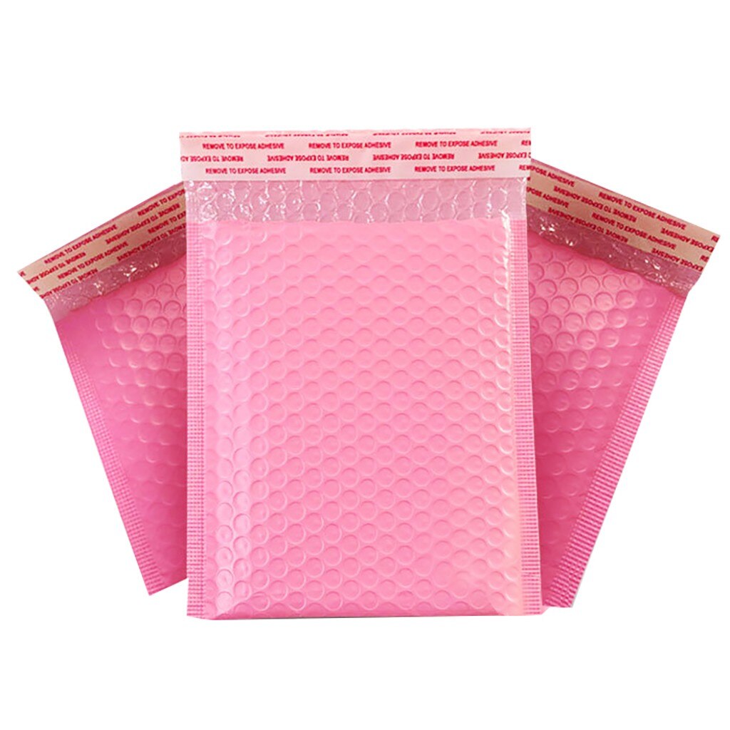 50Pcs Bubble Mailers Padded Envelopes Lined Poly Mailer Self Seal Pink Organizador Oрганайзер для хранения