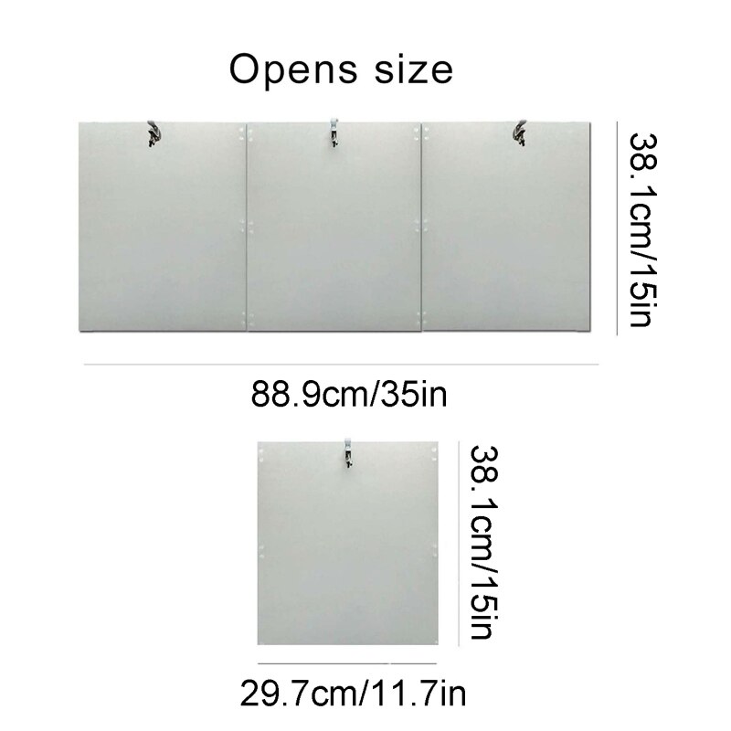 Heater Foldable Reflector Shield for Round Natural Gas and Propane Patio Heaters