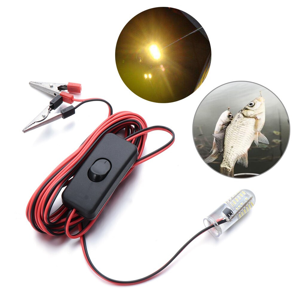 Lampa wędkarska 24/48/96 LEDs podwodne światło robić wędkowania przynęty lokalizator ryb lampa przyciąga ryby podwodne lampki nocne