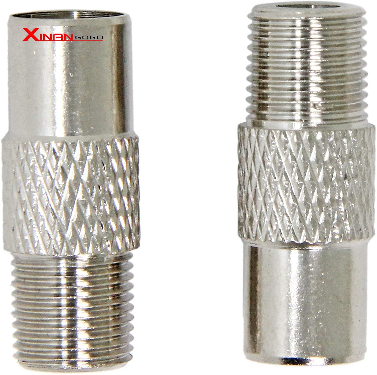Connecteur coaxial d'antenne TV femelle vers RF mâle, prise rapide STB, soleil de chute, 2 pièces, 5 pièces, 10 pièces