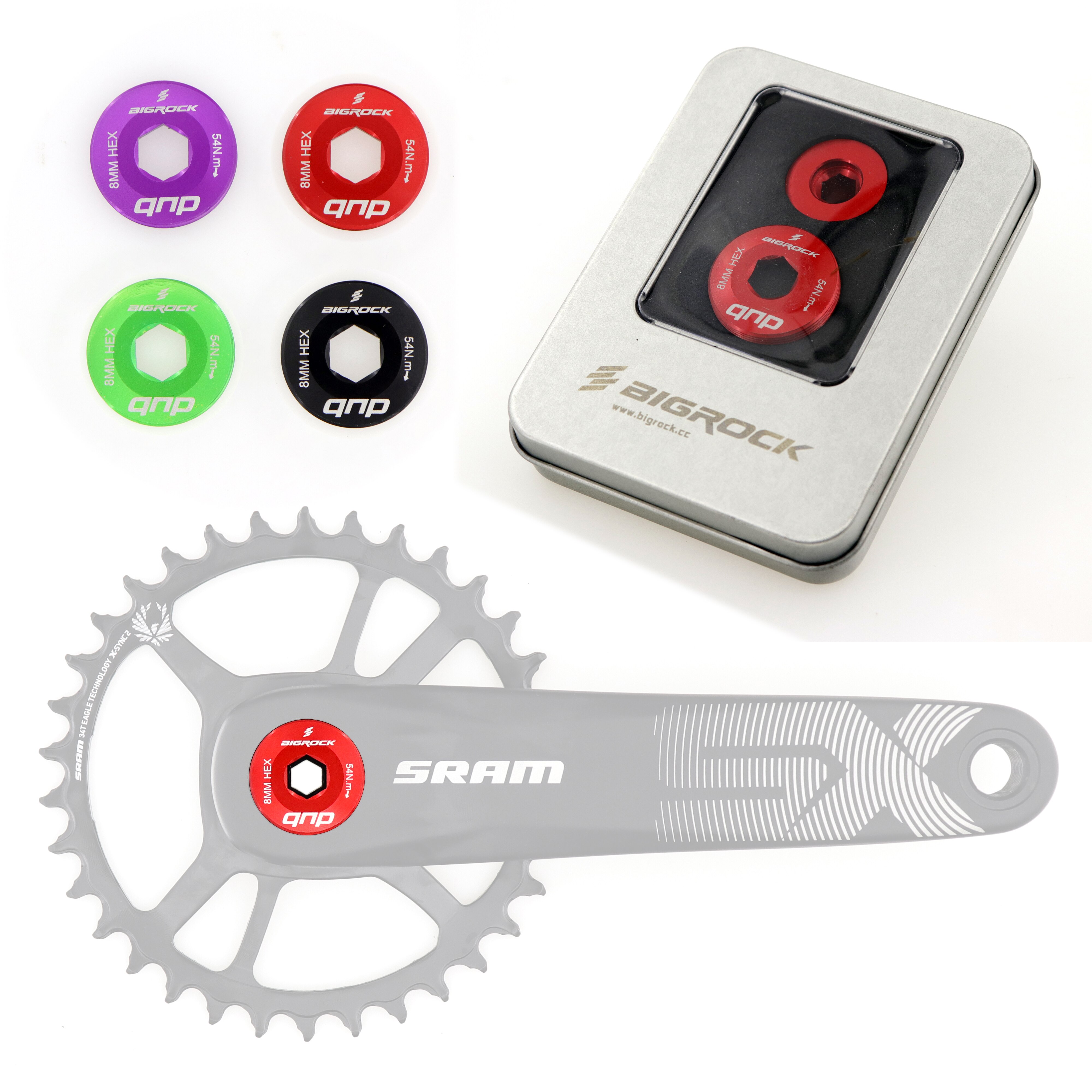 Top mtb maantiepyörä dub kampiakselin pultti  m18/m30 kevytmetalliruuveja sram truvativille