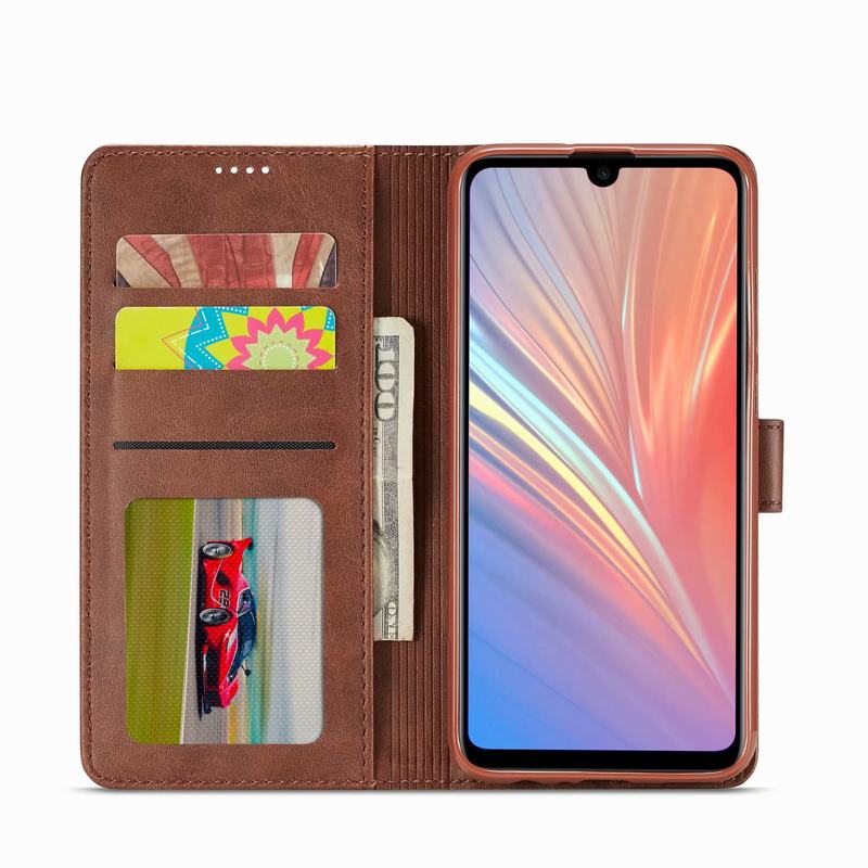 Leather Flip Case For Huawei P Smart Z Funda Wallet Card Holder Stand Luxury Cover Case For Huawei P Smart Plus Briefcase