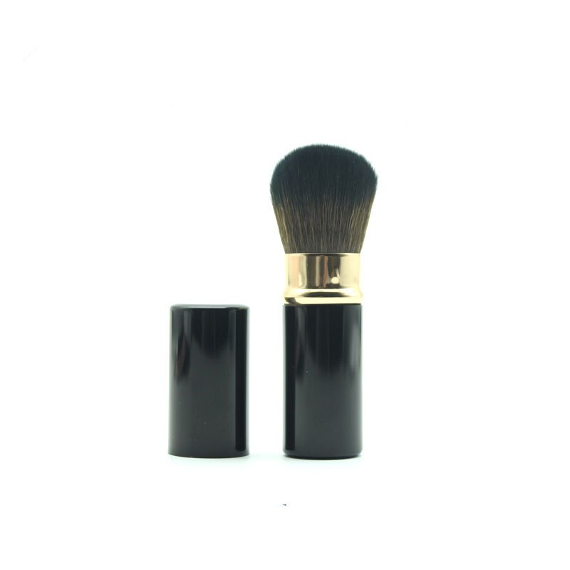 Cepillos de base de polvo retráctiles para maquillaje, pincel para maquillaje facial, herramientas cosméticas, brocha para colorete, para mujeres