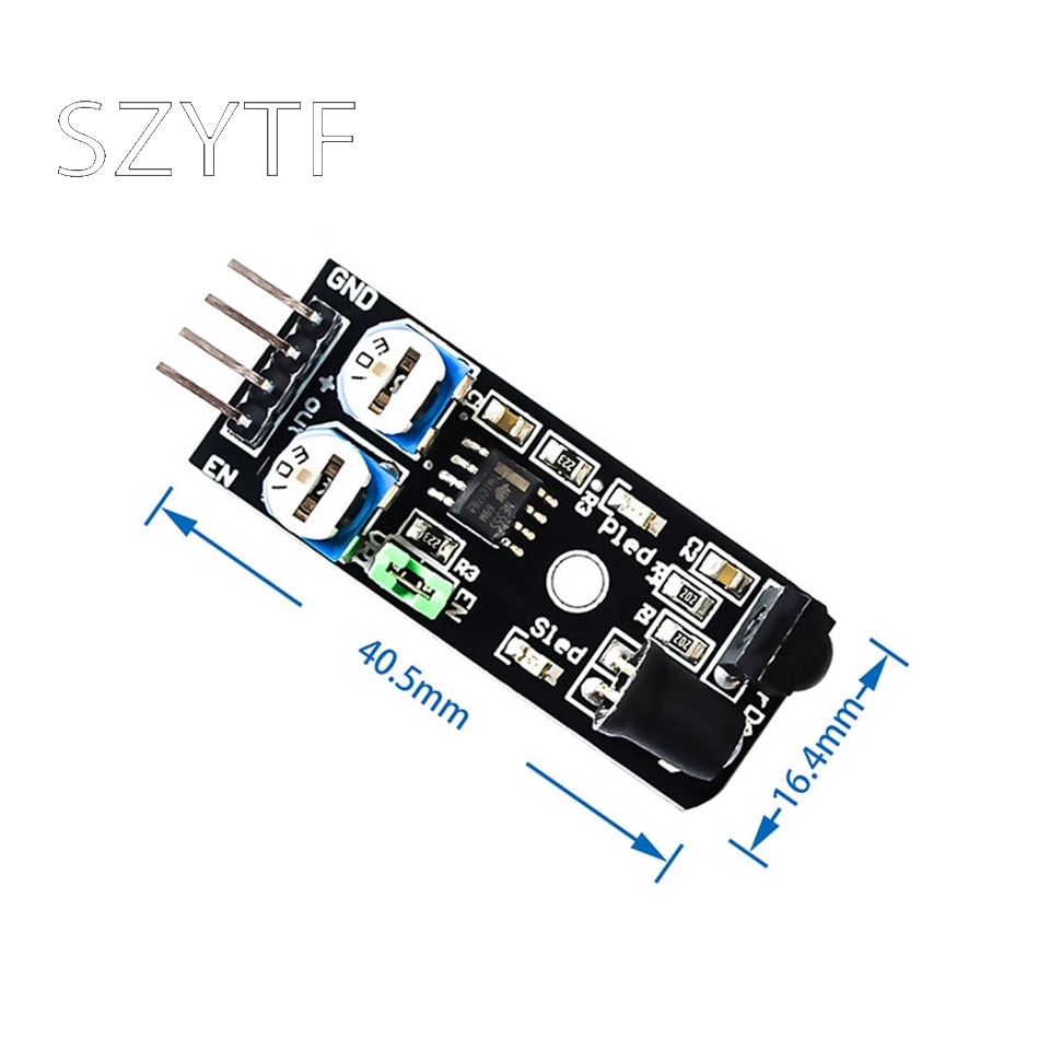 Smart car to avoid obstacles distance sensor infrared sensor photoelectric switch