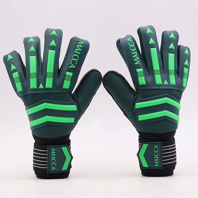 guantes profesionales de portero, protección de los dedos, guantes de portero de fútbol de látex gruesos, guantes de portero de portería