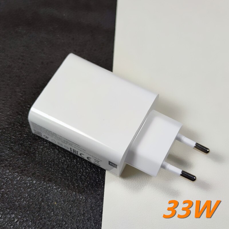 Xiaomi 33W chargeur rapide turbo charge 27W 3A Type C câble pour xiaomi 9 pro mi 10 pro 10x note 10 lite mi 9 K30 PRO: Only 33W charger