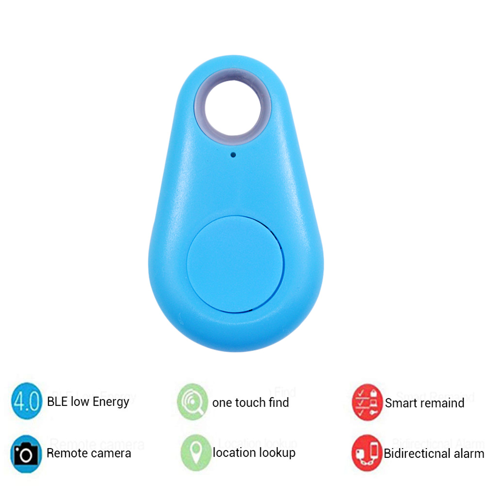 Mini rastreador inteligente de bolsillo antipérdida, inalámbrico por Bluetooth 4,0, localizador GPS, etiqueta, cartera con alarma, llave para perro mascota