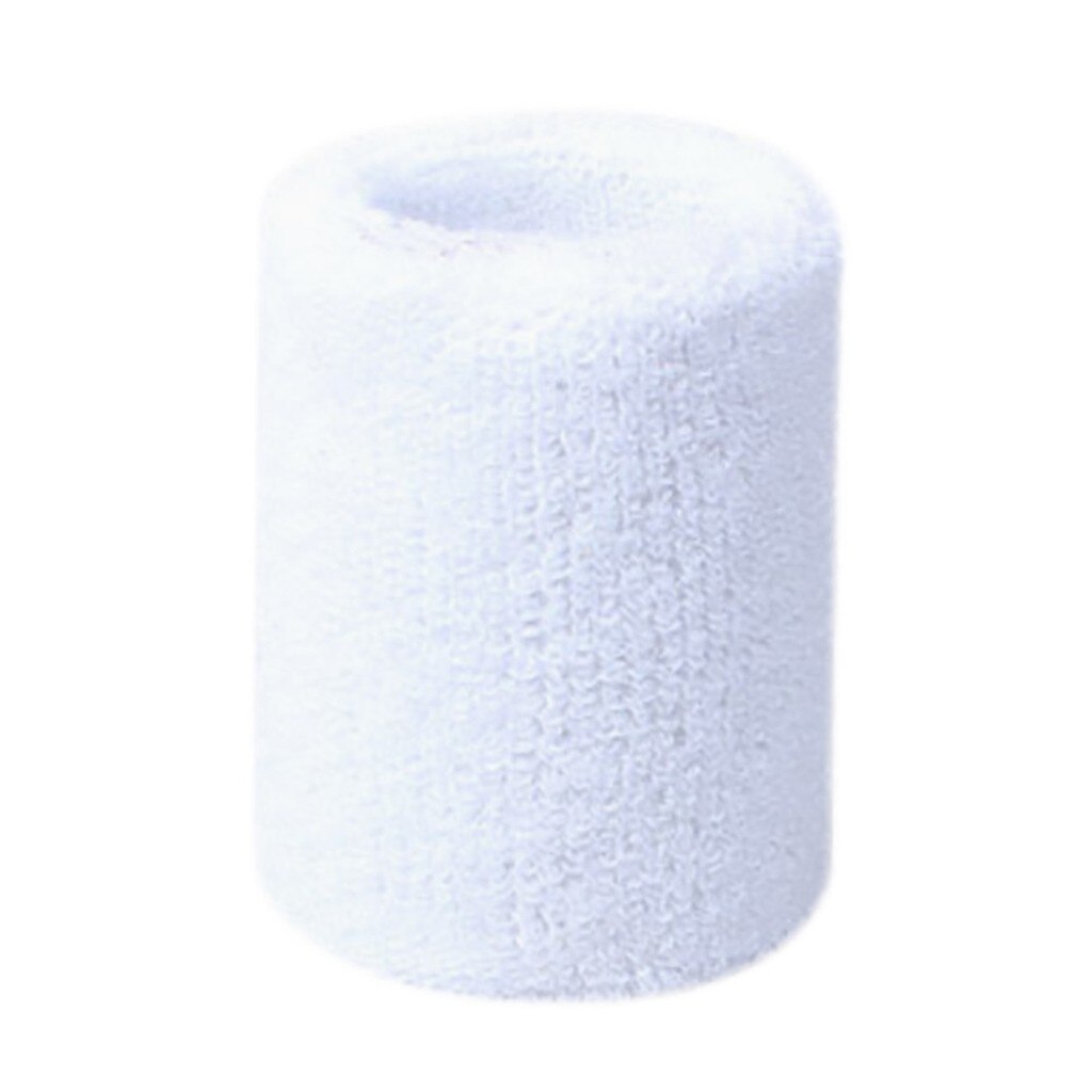 Kleurrijke Sport Zweetband Polsbandjes Katoen Fiber Zweet Wrist Guards Tieners Tennis Hand Band Volleybal Sport Accessoires: D