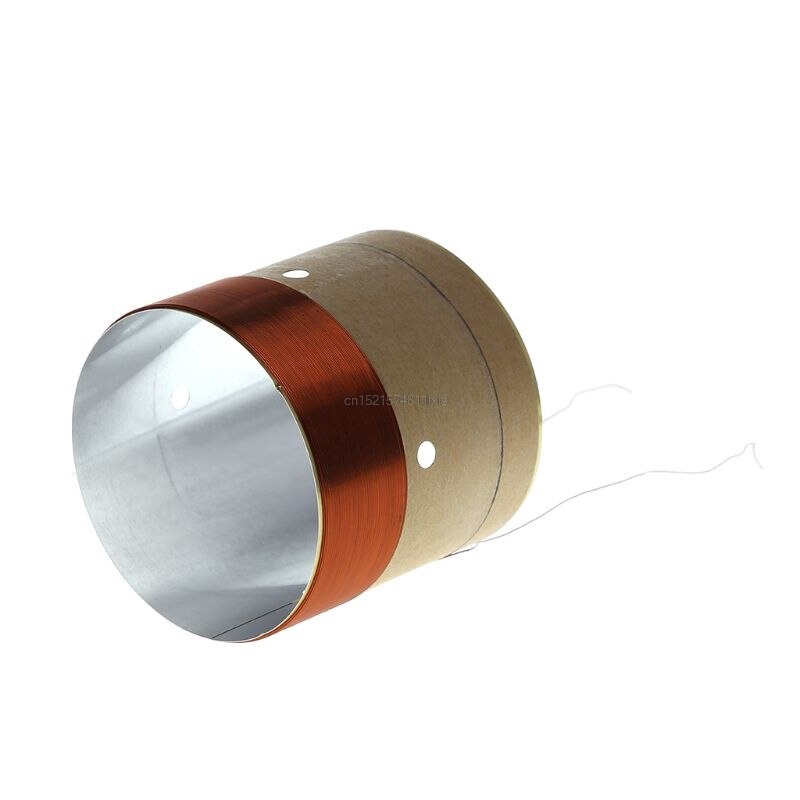 2Pcs 51.5 Core Woofer Voice Bass Coil ASV White Aluminum for 10" 12" 15" Subwoofer Woofer Sound Speaker DIY Repair Accessories