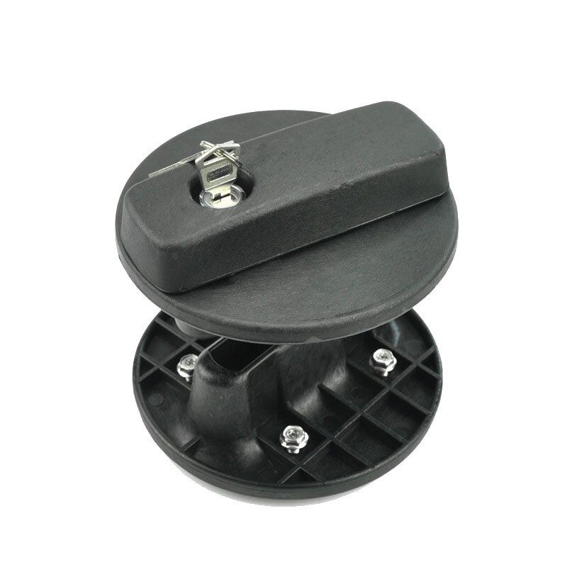 Yellow 10L Fuel Tank Cans Spare Plastic Petrol Tanks Mount Motorcycle Car Jerrycan Gas Can Gasoline Oil Container Fuel-jugs: Lock for 10L tank