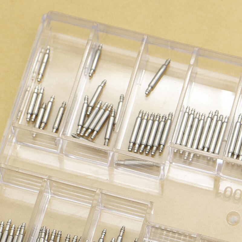 1.5mm horloge accessoires dikke leren horlogeband stalen vaste as armband van horloge onderdelen