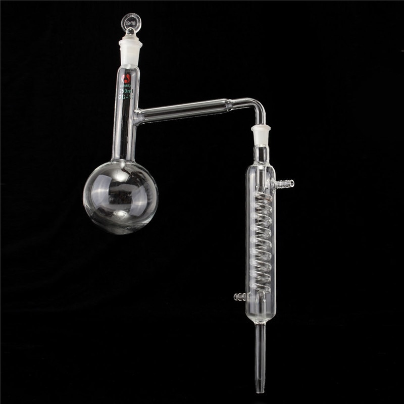 Laboratoire chimie 250 ml appareil de Distillation laboratoire verrerie Kit avec 14/23 Joint
