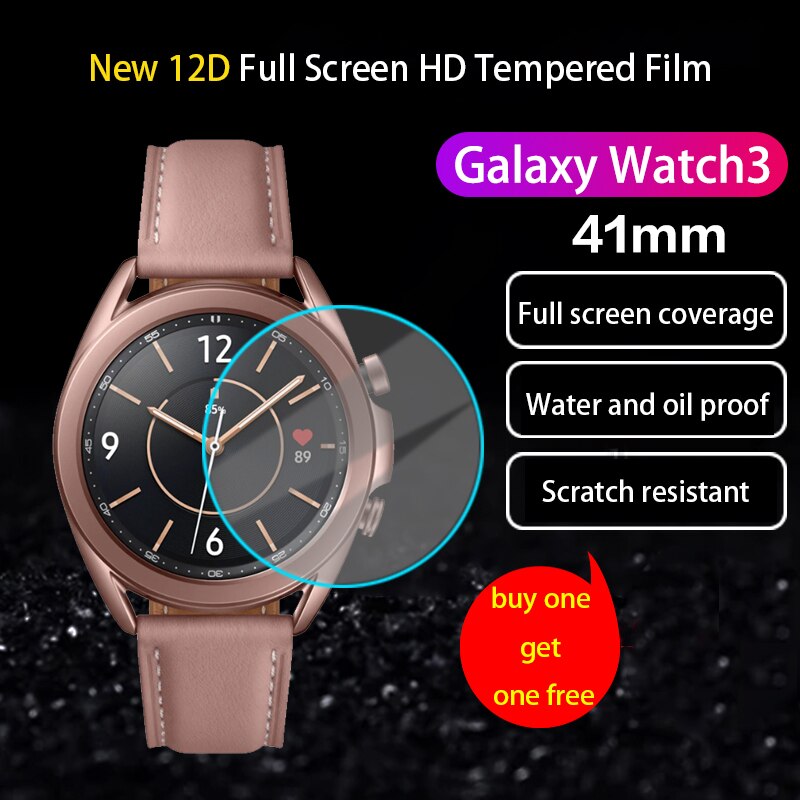 Gehard Glas Screen Protector Film Voor Samsung Galaxy Horloge 3 Scratch-Proof En Explosieveilige Gehard Glas: Galaxy Watch 3 41mm