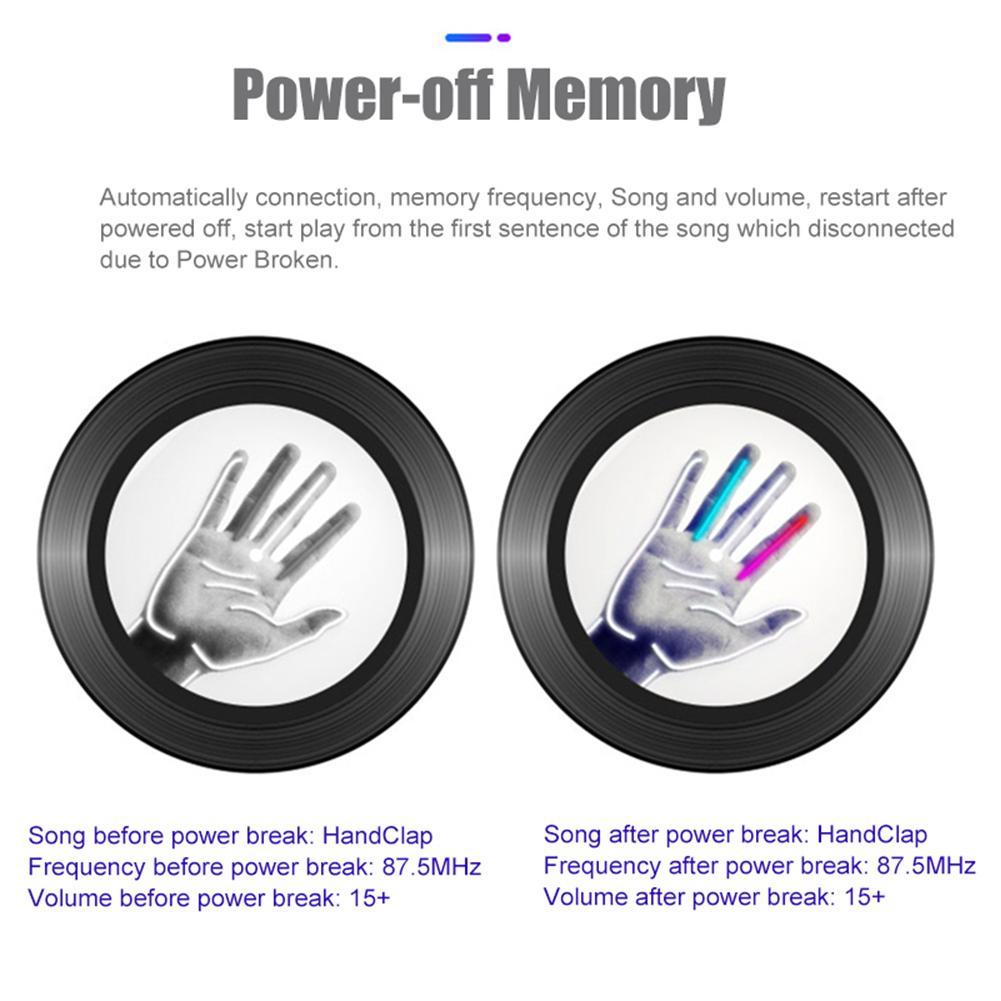 Bluetooth 5.0 FM Transmitter Car Kit MP3 Modulator USB Receiver Player Audio Charger Dual Fast 3.1A Wireless Handsfree P4D6