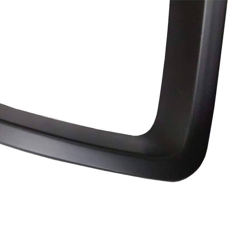 7Pcs Auto Grille Cover Grill Ring Inserts Frame Versieringen Kit Voor Jeep Compass (mat Zwart)