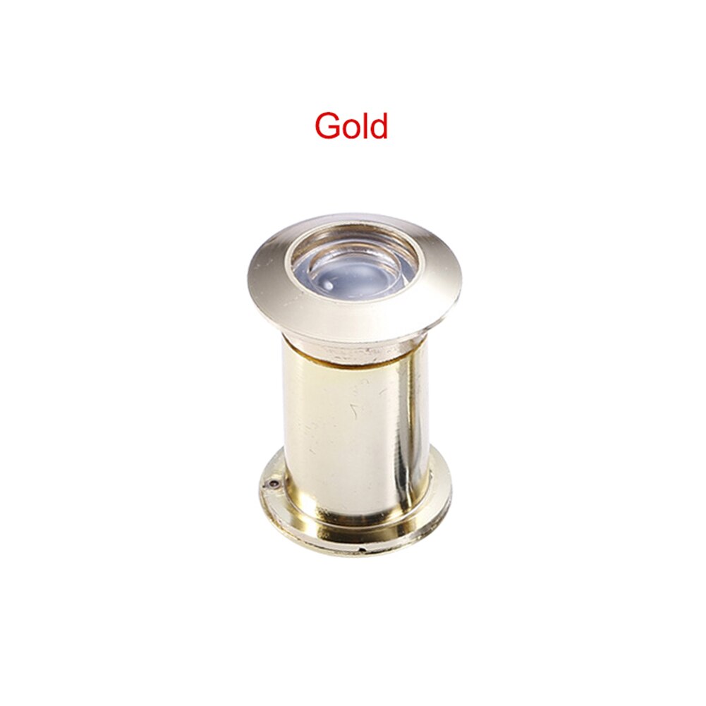 Zinklegering dörr viewer med sekretess täcka hemsäkerhet öga titthål för 35-55mm dörrar 998 oktober: Guld-