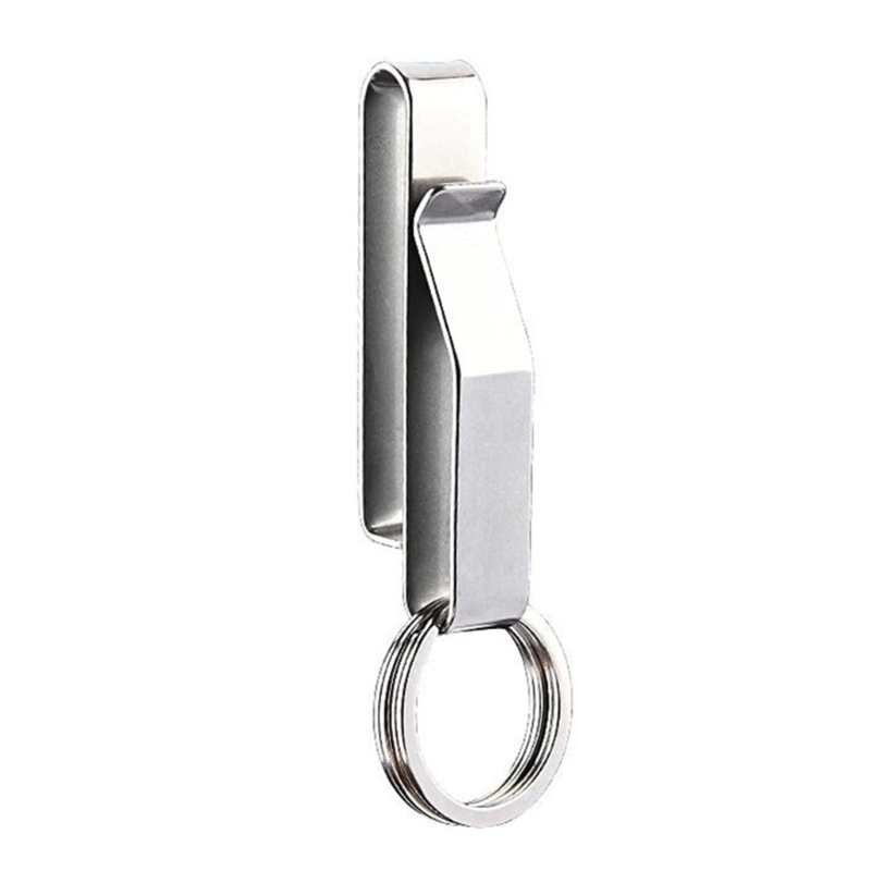 Clip ceinture pour clés, Clip ceinture pour porte-clés, porte-clés, ceinture: Argent