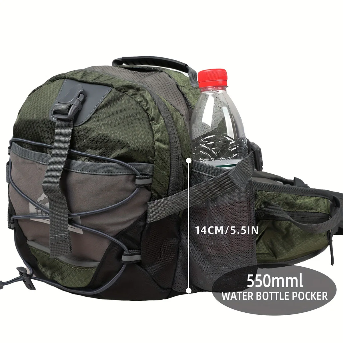 draussen Bergsteigen Taille Tasche 18L Multifunktionale Sport Reise Taille Pack Große Kapazität Umhängetasche Schulter Handtasche Rucksack
