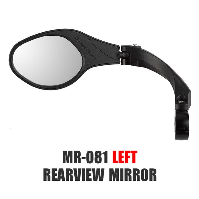 Hafny Fiets Rvs Lens Spiegel Mtb Stuur Side Veiligheid Achteruitkijkspiegel Racefiets Fietsen Flexibele Achteruitkijkspiegel Spiegels: MR081L