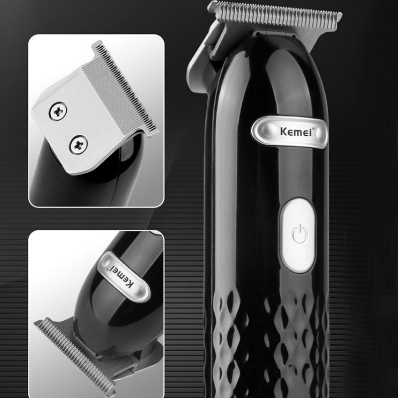 Kemei 5038 – tondeuse à barbe électrique pour hommes, rasoir à 3 vitesses, lame can be zero, machine puissante pour couper les cheveux