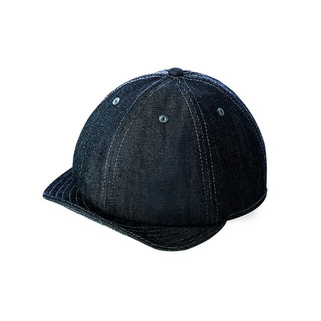 Gorros de tela vaquera de gran tamaño para hombre, gorra plana clásica informal, Vintage, soporte elástico, talla única, Retro: Blue