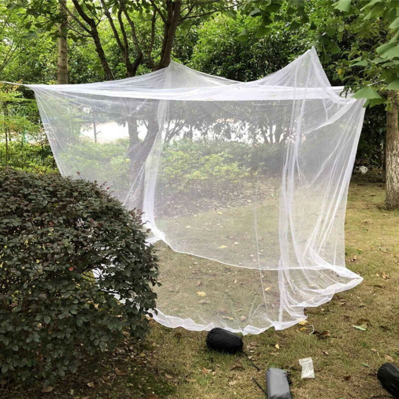 Home Outdoor Summer Mosquito Net 4 Corner Hanging Rope Insect Reject Tent Travel Camping Mosquito Net Canopy Curtain