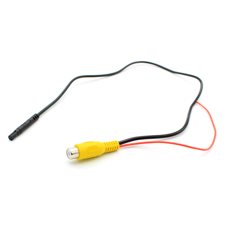 GreenYi 4 Pin Plug to RCA Plug Conversion Line Only Support NTSC System ONLY FOR GreenYi DVR Mirror Monitors