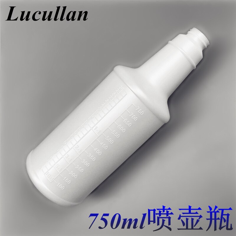 Lucullan lavet i taiwan sprøjtedyse 750ml vandtåge cylindrisk sprayflaske hdpe kemikalieresistent sprøjte: 1 pc 750ml flaske