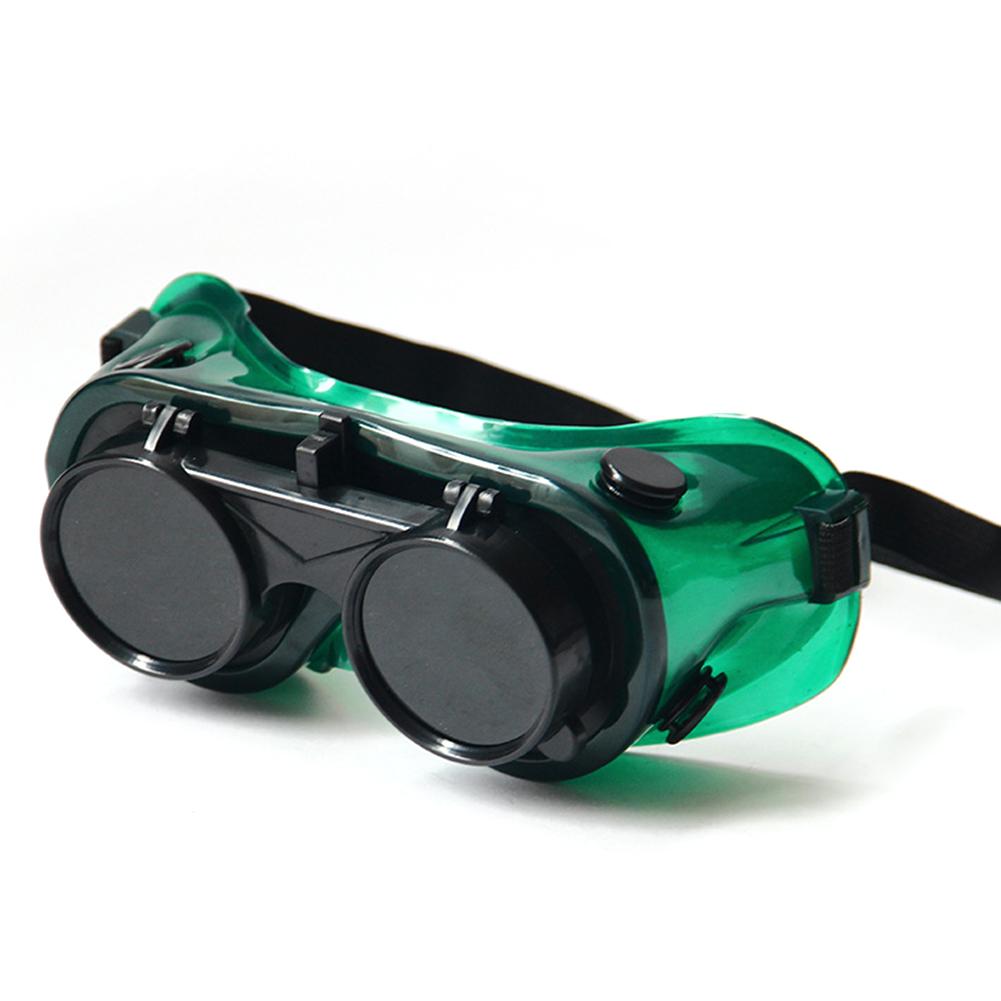 Flip-Up Twee Layer Lassen Veiligheidsbril Eye Protector Voor Lassen Solderen Snijden Werk Veiligheidsbril Oogbescherming