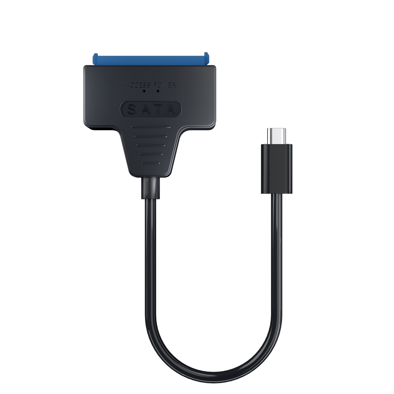 Usb 3.0 til sata/type-c-kabel usb til sata iii-driverkabel støtter 2.5- tommers 6 gbps hdd ssd-harddisk 22-- pinners adapter: Hvit