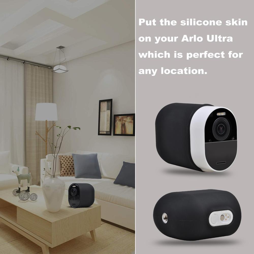 Weiche, wasserdichte silikonhülle für arlo ultra kamerazubehör