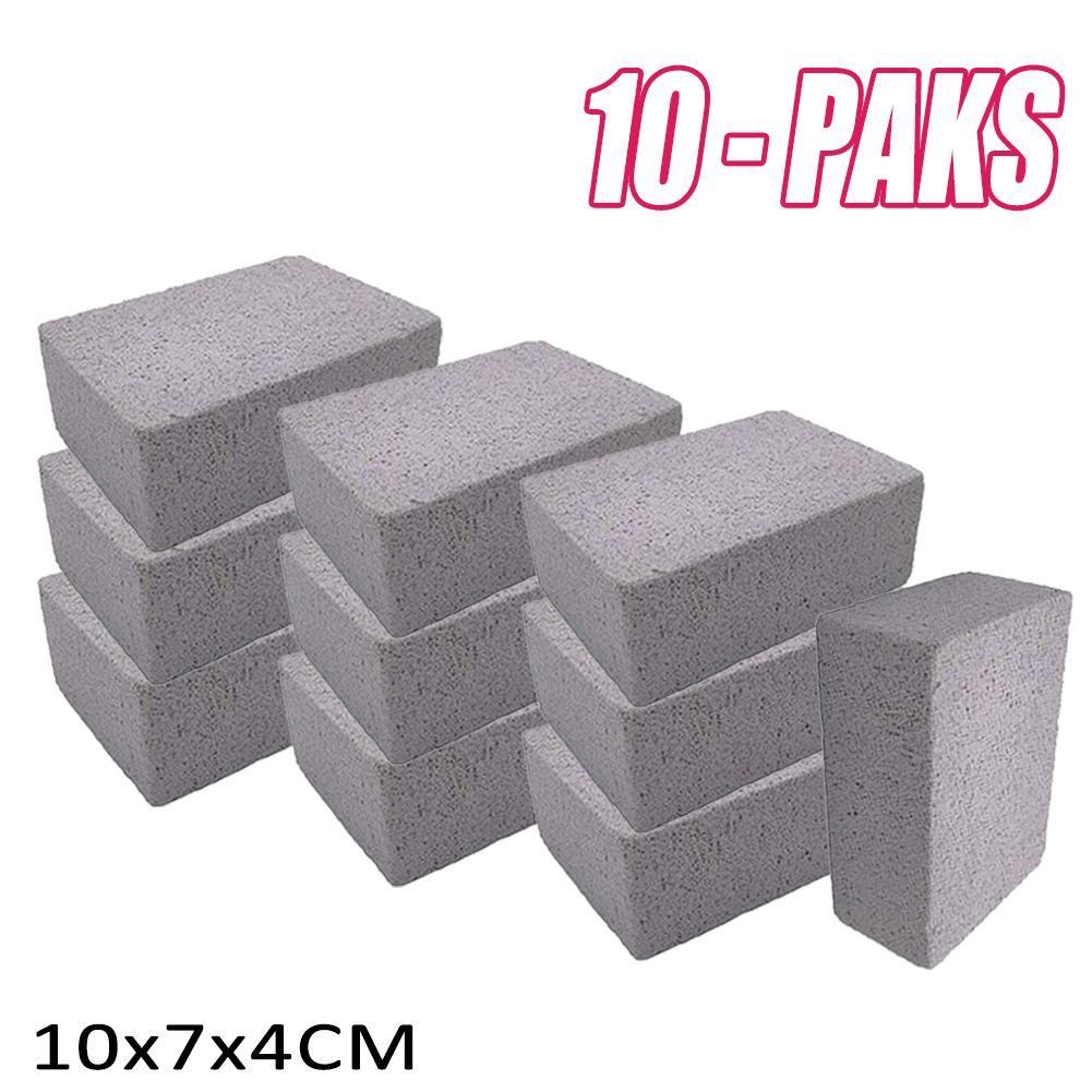 1-10PCS BBQ Grill Cleaning Brick Block Barbecue Natural Cleaning Stone Racks Stains Grease Cleaner BBQ Tools Oil Stain Cleaning: PURPLE