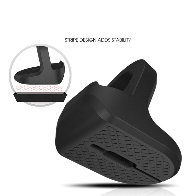 Silicone Charge Holder For Apple Watch Hand Free Cable Hole Charging Support Charger Bracket For iWatch Watch Dock Stand Charger