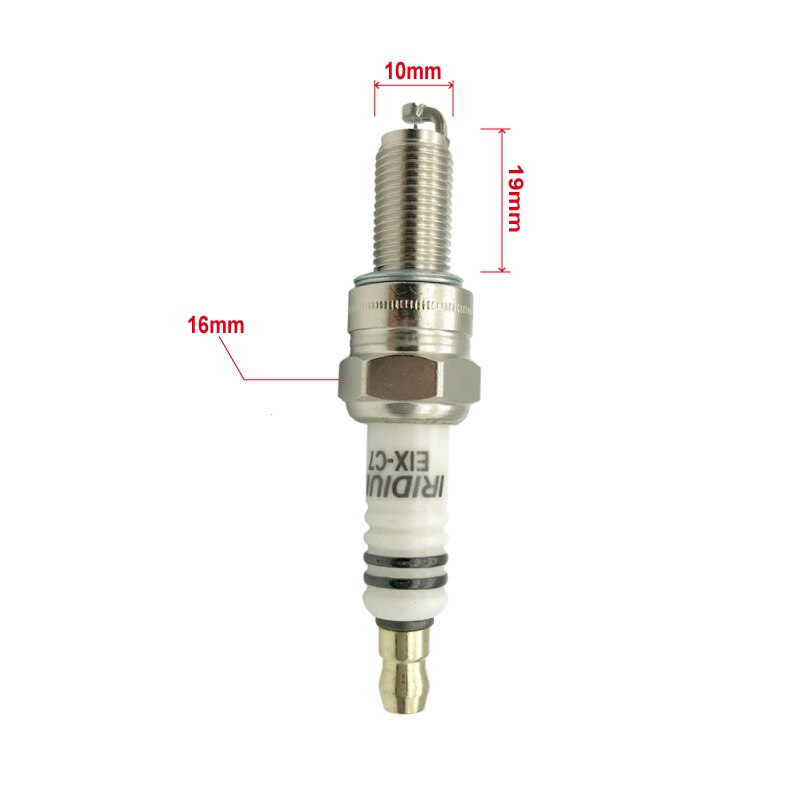 Uds vórtice IRIDIUM patente de bujía EIX-C7 para CR7EK CR7E C7E CR7EIX CR7EGP IU22 U22ESRN 94703-00353 G59C B7RIU