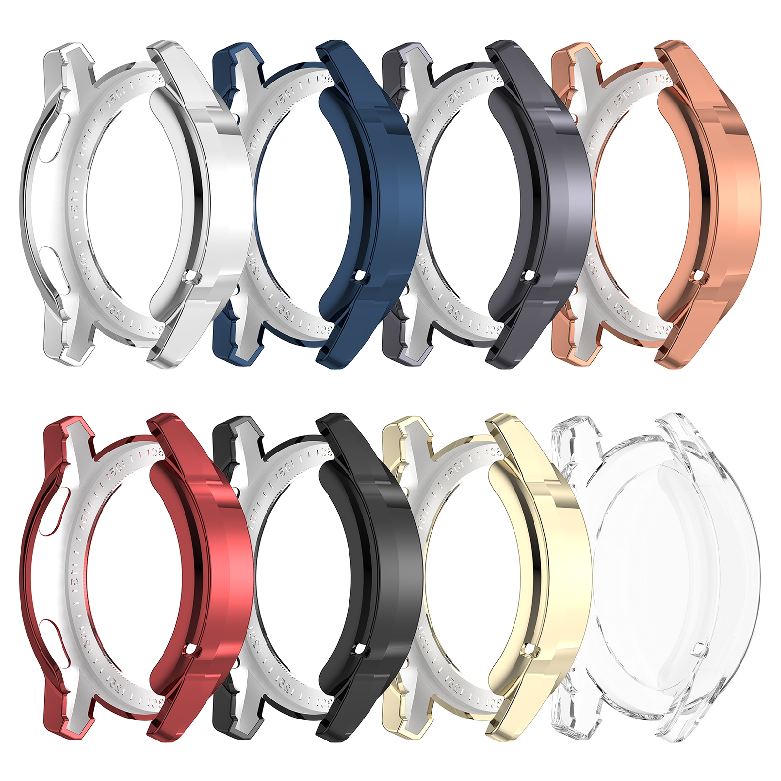 Funda protectora de pantalla para Xiaomi Watch S3, cubierta protectora suave de TPU, accesorios de parachoques, marco Protector de silicona para reloj