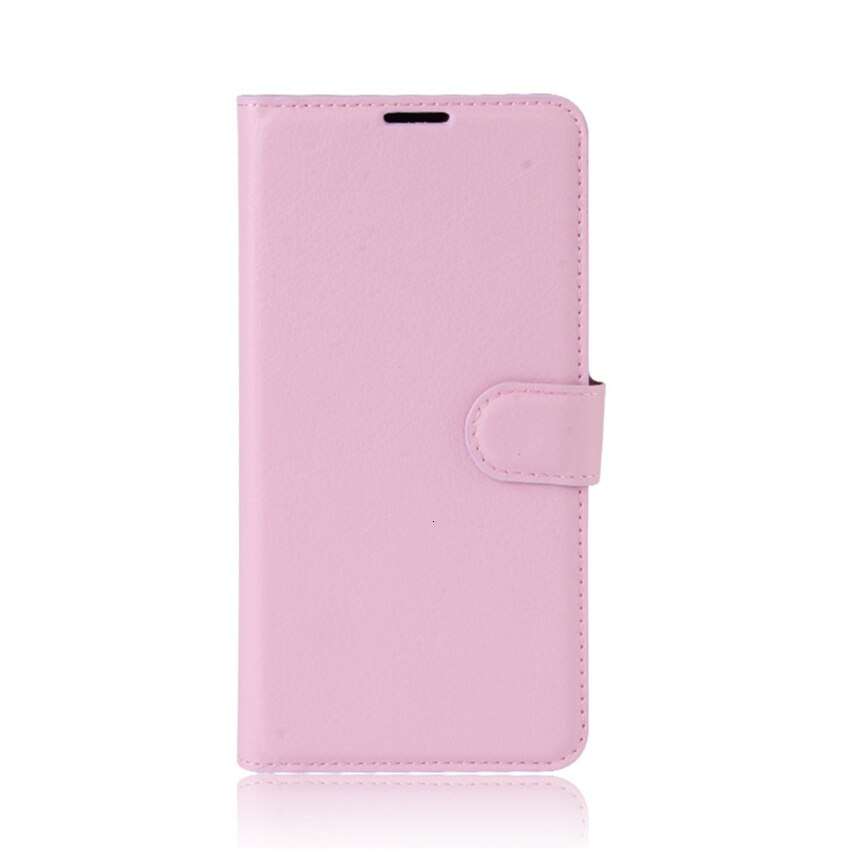 Coque en cuir à rabat de pour Xiaomi mi max 2, étui Style livre avec support: Pink