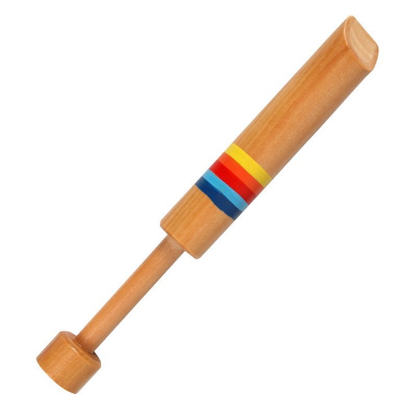 Juguete de madera para bebés pequeños dibujos silbatos diacríticos deslizantes Piccolo juguetes para niños juguetes educativos de música juguetes musicales clásicos para niños