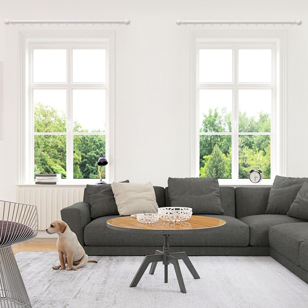 1 Pc Single Curtain Rod Mute Curtain Pole Curtain Pole Curtain Rod Home Curtain Rod for Bedroom Indoor Home Balcony