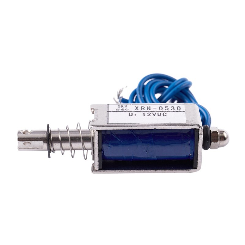 Solenoidi sähköinen magneettityyppi työntö / veto 10 mm dc 12 v 2.1 kg voima