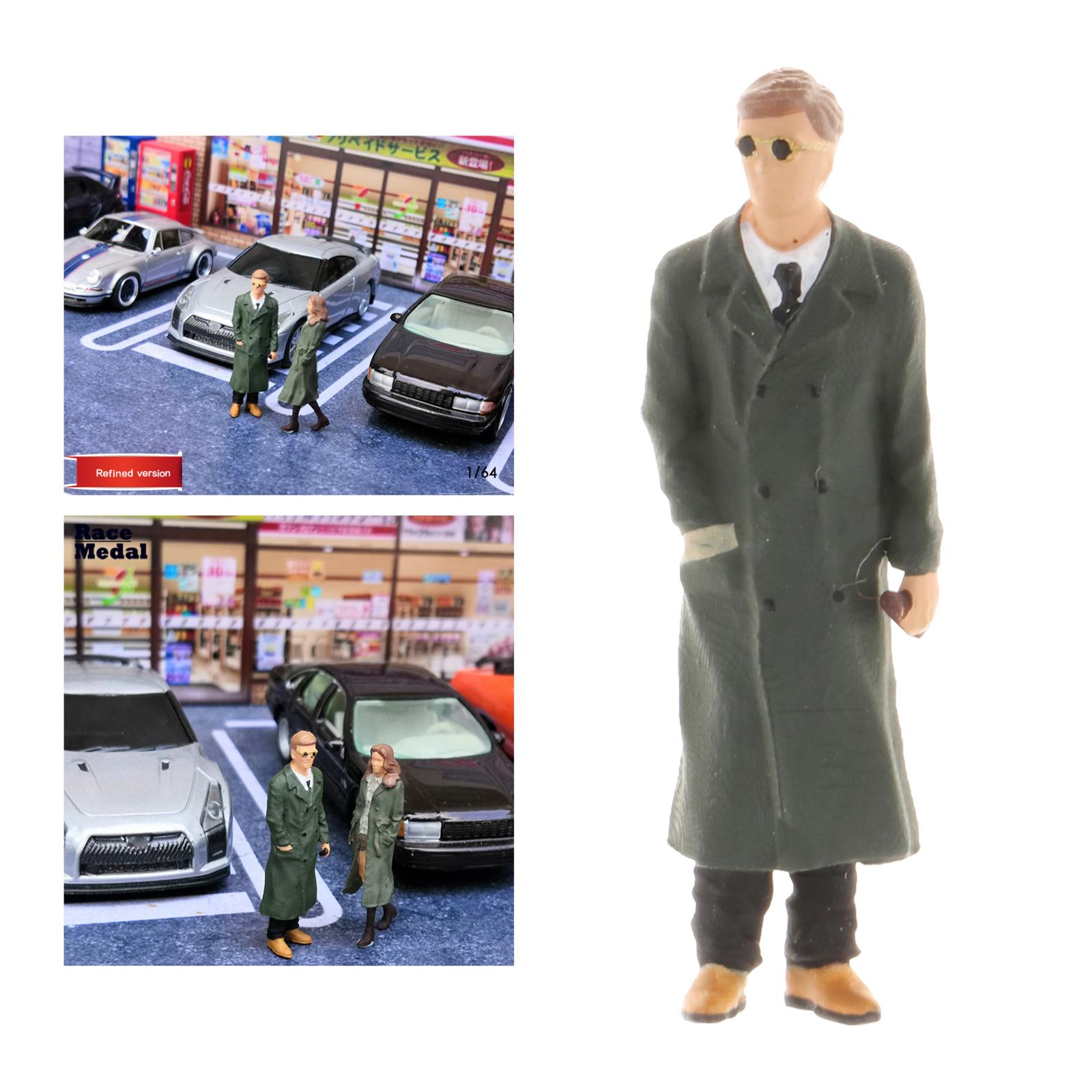 1:64 Model People Figurines for Miniature Scenes for Adults Home Decor