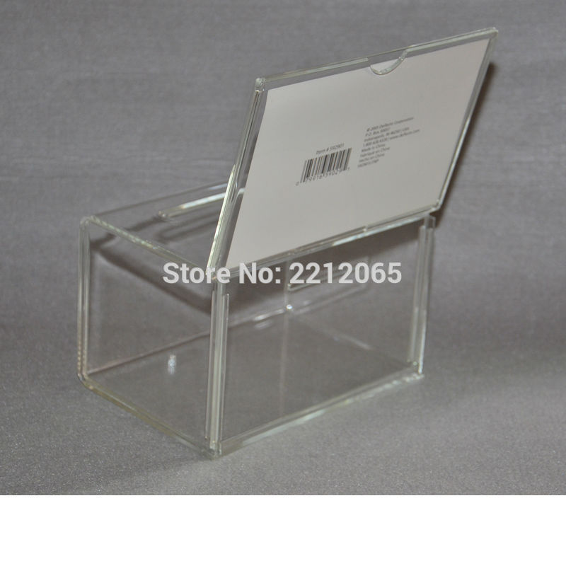 Counter Acrylic Perspex Entry Collection Box,Perspex Raffle Box for Church,Non-profitable Group,Charity (without Keylock)