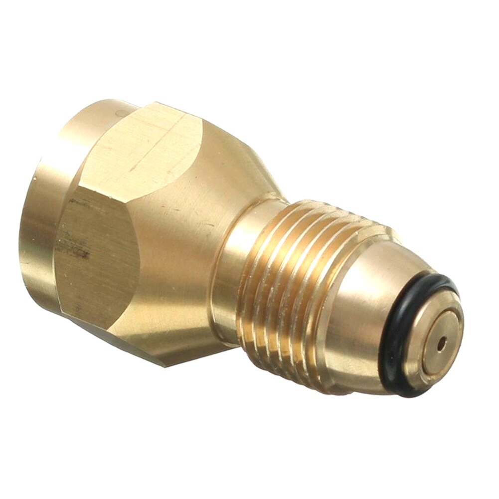 Outdoor Propane Refill Brass Adapter LP Gas 1 Lb Cylinder Tank Coupler Connector Chic