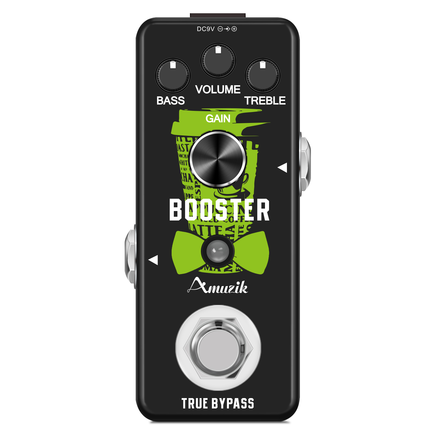 Mini booster guitar effektpedal, true gain booster, micro clean boost pedal til elektrisk guitar pure clean mini booster pedaler: Default Title