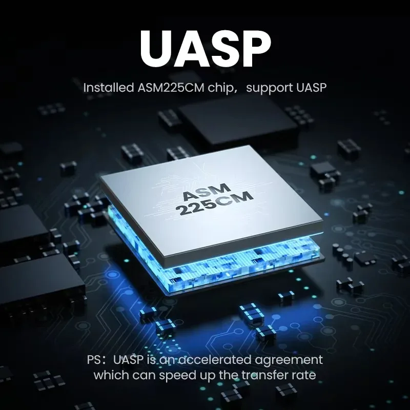 3.5 -tums hårddiskhölje usb 3.0- hårddiskhölje sata till usb 3.0 extern hårddiskläsare stöd för 10tb adapter för bärbar dator