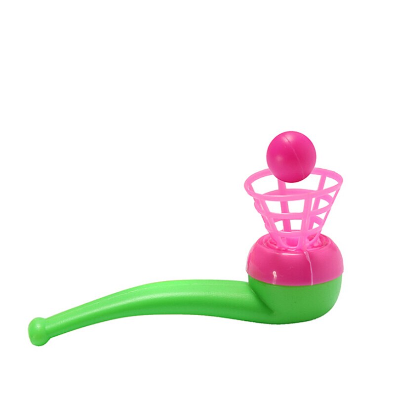 1pz Giocattoli di Plastica del Regalo Dei Bambini Del Capretto di Colpo Soffiando Tubo Palline Giocattolo colore Casuale 8.5 centimetri * 5.5 centimetri * 2 centimetri