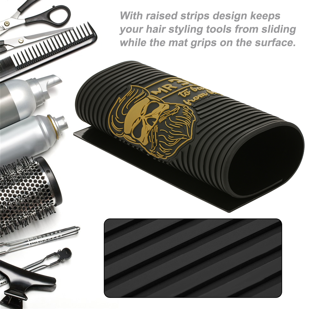 Kappers Anti-Slip Siliconen Mat Kapsalon Accessoire Hittebestendig Pad Voor Stijltang Krultang gereedschap