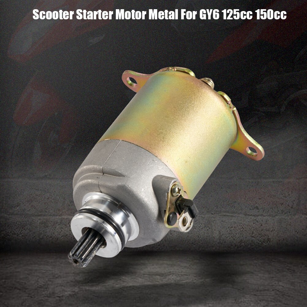 Nem montering knallert multifunktionel stabil motortilbehør holdbar scooter startmotor 9- tands snavscykel til  gy6 125cc 150cc