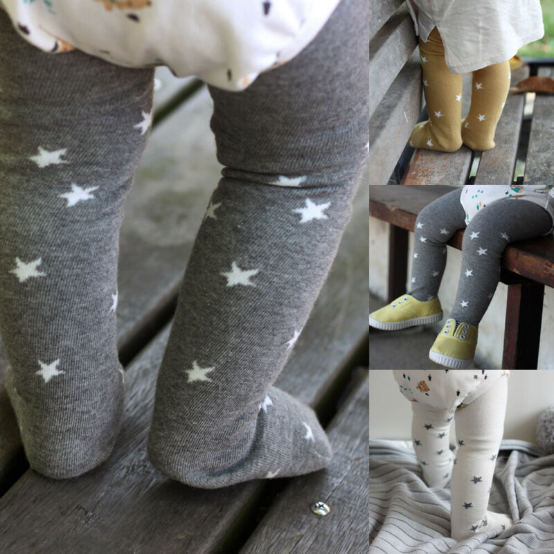 Zachte Kawaii Mooie Katoen Ster Gedrukt Dans Panty Kous Broek voor 1-6Year Kinderen Meisje Kinderen Panty Panty